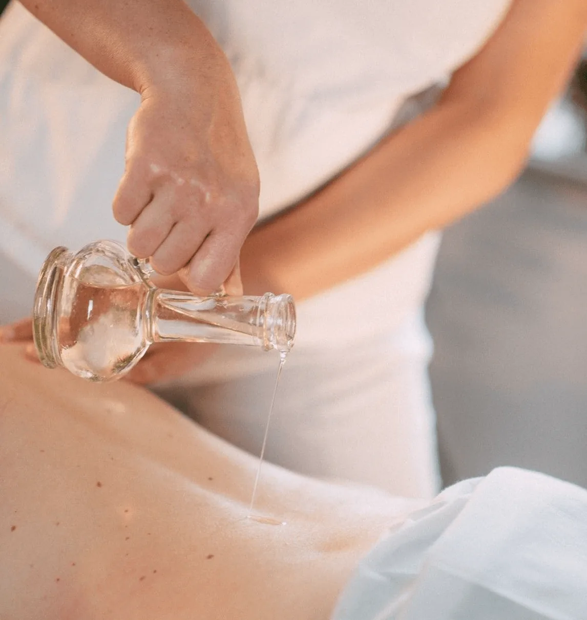 Massage therapy session at Pamper Valley spa in downtown Toronto