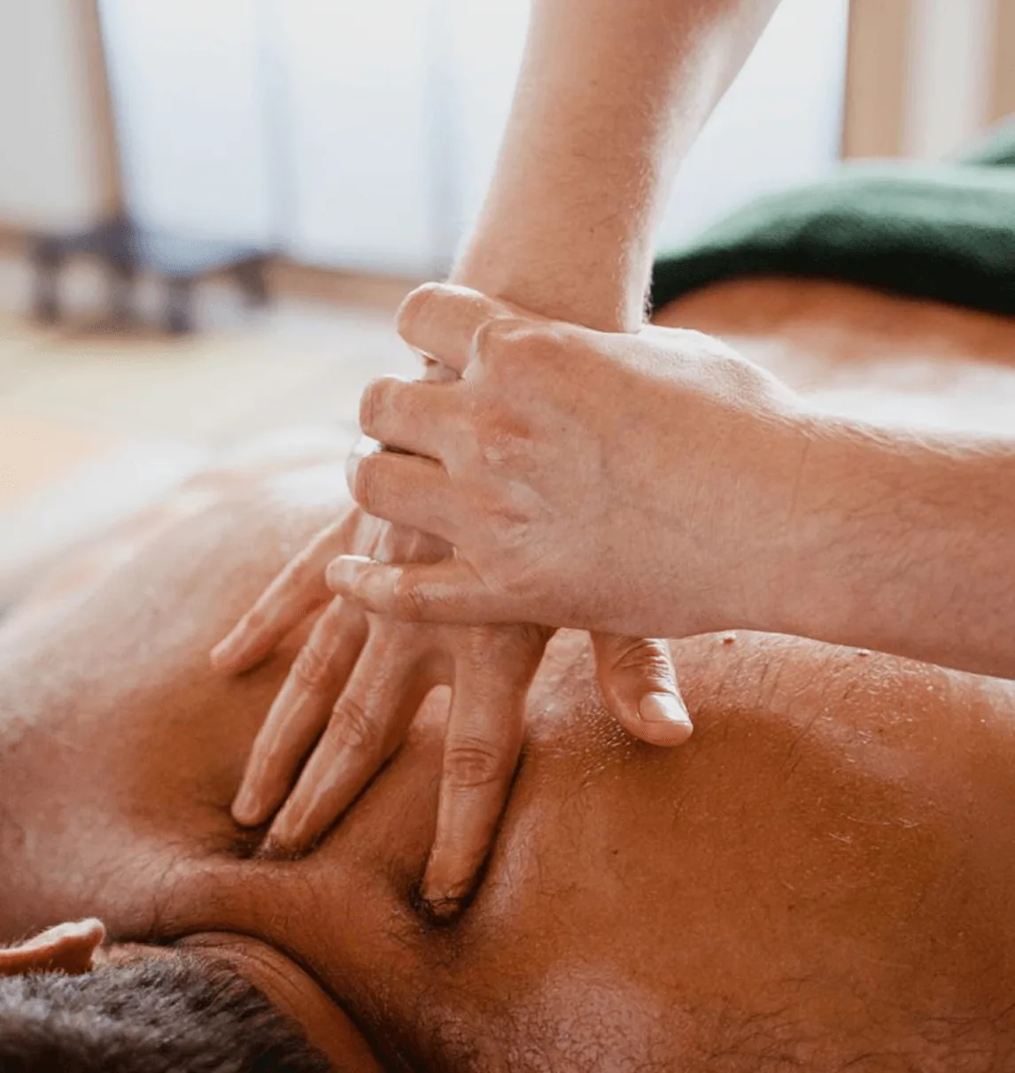 Massage therapy session at Pamper Valley spa in downtown Toronto