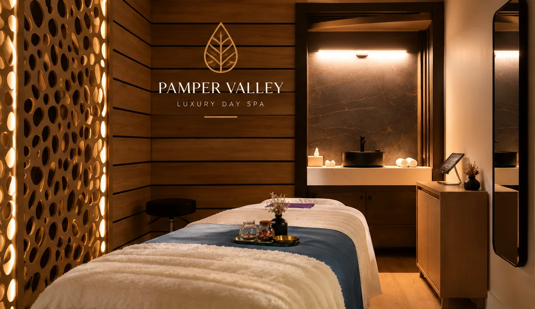 A single treatment room at Pamper Valley Spa, downtown Toronto